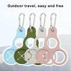 Water Bottle Hanging Buckle Drink Bottle Holder with Carabiner 3 Holes Design Compact Size Portable Silicone Water Bottle Buckle