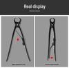 Stainless Steel Large Opening Nail Clippers - Portable Household Nail Cutter for Thick Toenails