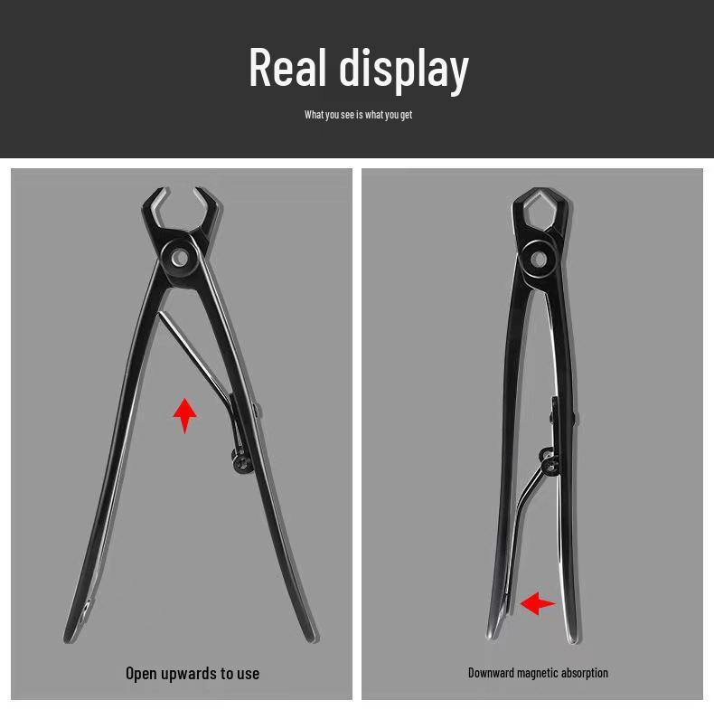 Stainless Steel Large Opening Nail Clippers - Portable Household Nail Cutter for Thick Toenails