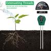3Pcs/Set Water Testers Quick Reading Accurate Measurement Multifunction Digital pH/EC PPM/Soil Testers