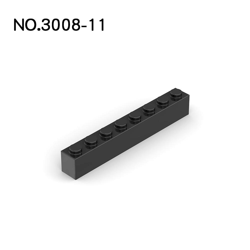 20 ks MOC dílků 3008 kostka 1 x 8 Kompatibilní DIY Sestavitelné Stavebnice Částice Dětská Mozková Puzzle Hračka Dárky k Narozeninám