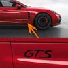 ADB2   2PCS Car Styling GTS Body Emblem Badge Sticker For Porsche Panamera Spyder Carrera Macan Boxster Cayman Cayenne 971 911 718