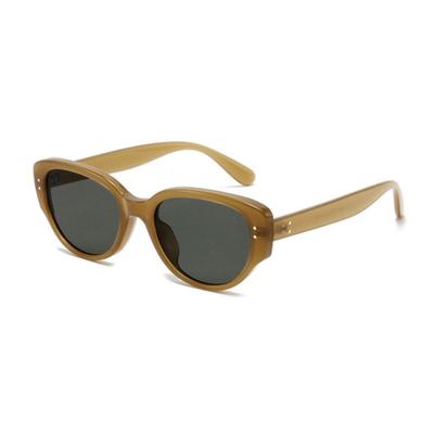 LOOKING4U NeoRetro 20307 Hässliche Sonnenbrille C3 Kamelbraun