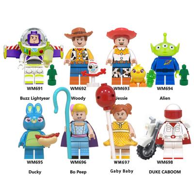 WM6060 Buzz Lightyear Woody Minifigur Bausteine Kinder Geschenk Sammlerstück