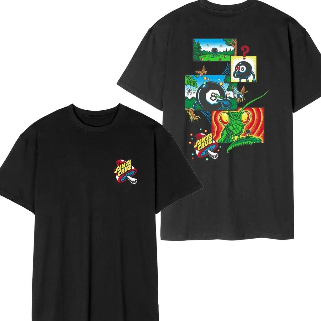 Skateboard Casual Cotton Men's T-Shirt Loose Sports Cruz Women Short Sleeve Tiger Print Street Trend Hip Hop Harajuku Clothing