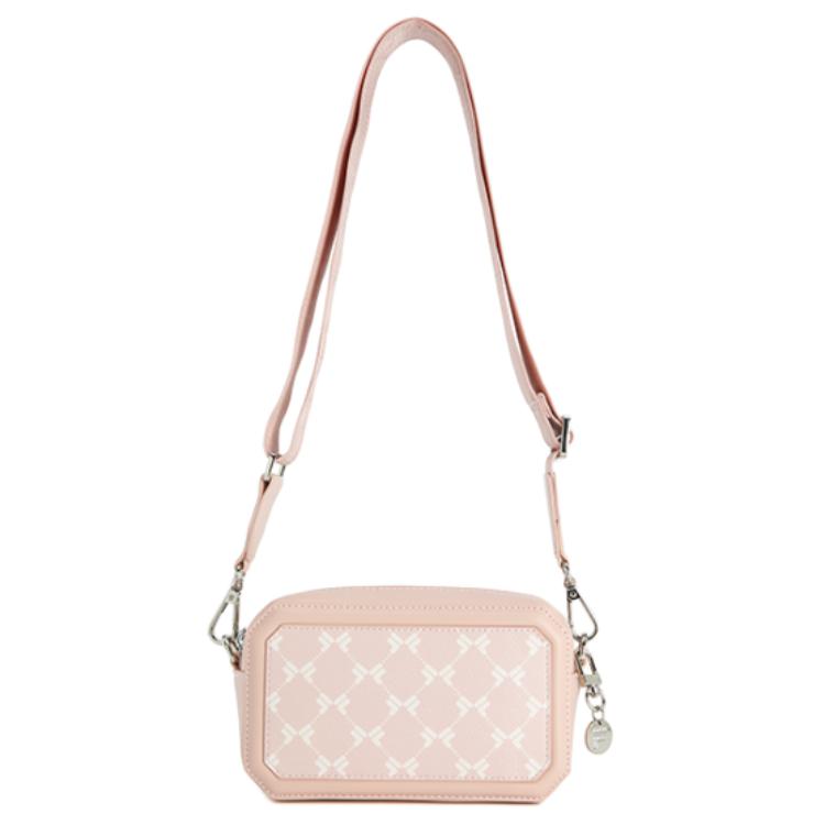 FILA 13L Fashion Monogram Print PU Composite Leather Shoulder Crossbody Bag Women bags Pink F13W618171F Pink 11130₽