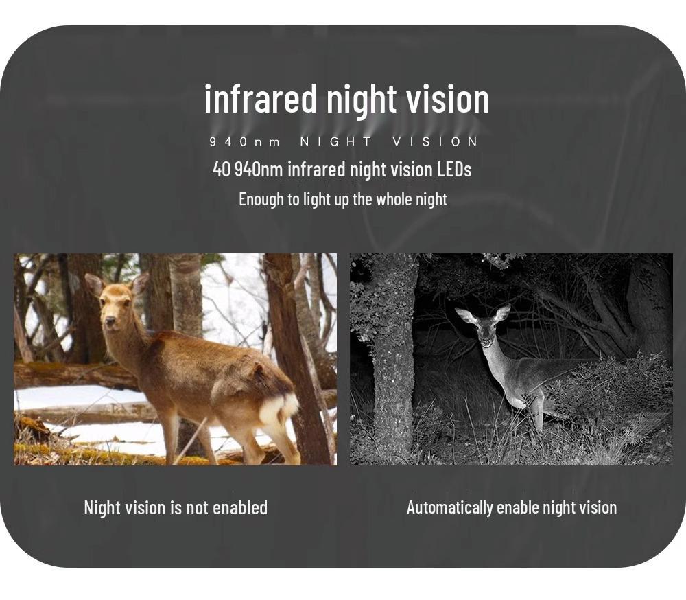 HD Infrarot Nachtsicht Outdoor Jagd- und Zeitrafferkamera