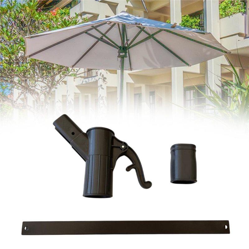 Outdoor Yard For Deck Picnic Garden Accessories Holder For Patio Umbrella Lifting Handle Heavy Duty Attachment Parasol Mount