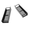 Side Refrigerator Storage Rack Iron Magnetic Kitchen Shelf Wall Mounted Spice Rack 2PCS Set