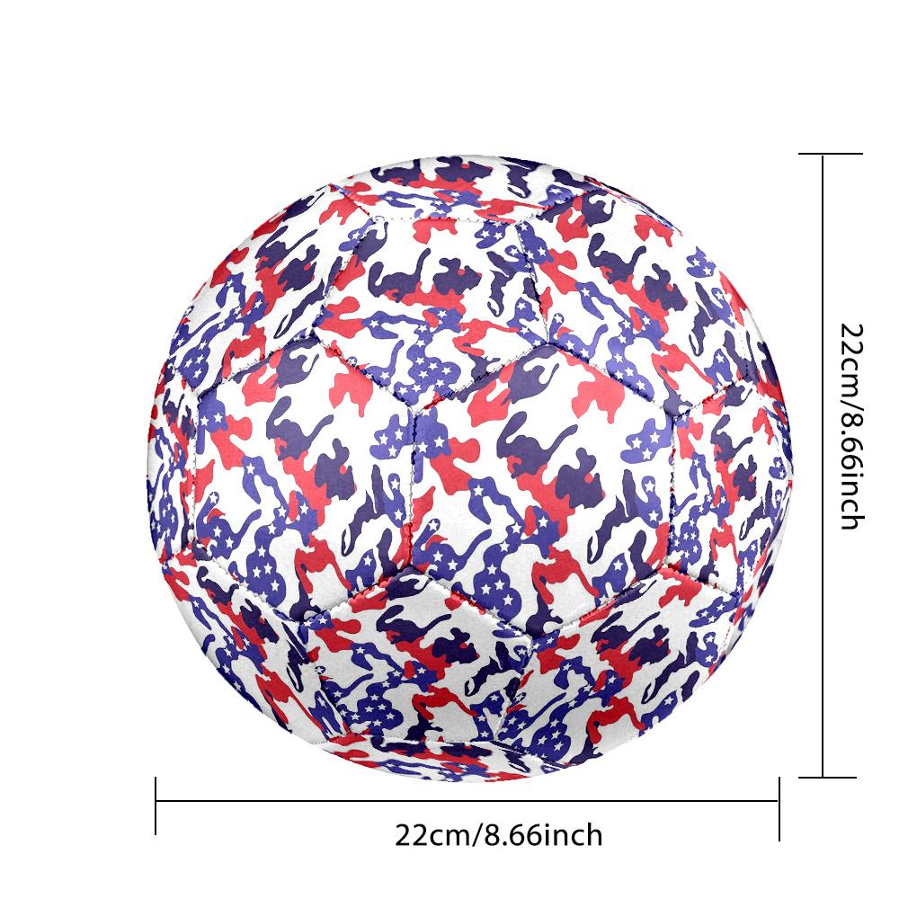 1pc American Camouflage Size 5 Soccer Ball Professional Match Training Football Durable Outdoor Sports Ball,q13