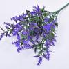 Artificial Flower Plastic Lavender Fake Plant Wedding Home Garden Decoration Bridal Bouquet Photography