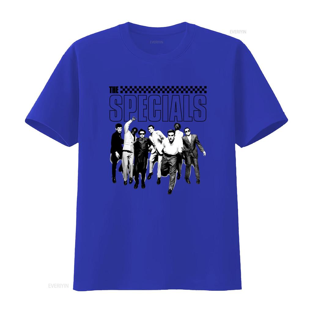 Unisexs The Specials Ska Rock Reggae Two Tone Records Music T Shirt Vintage With Iconic Members Casual Round Neck All Season