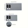 1pc Bathtub Mat, Non Slip with Suction Cups and Drain Holes, Machine Washable Shower Mat, Anti-Slip Bath Mat for Bathroom Bathtub