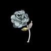 Men's Advanced Retro Breastpin Pin Golden Jewelry Rose Flower Banquet Brooch Stick Corsage Collar Pins Shirt Accessory Gift