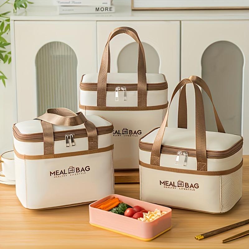 1pc of White Oxford Cloth Tote Storage Bag, a Set of Three Large Capacity Foldable Storage Bags, Perfect for Back-To-School Supplies