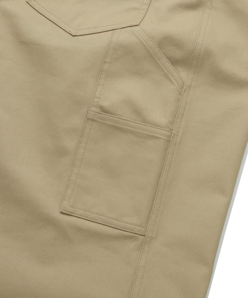 COVERNAT Semi-Wide Fit Work Pants Beige