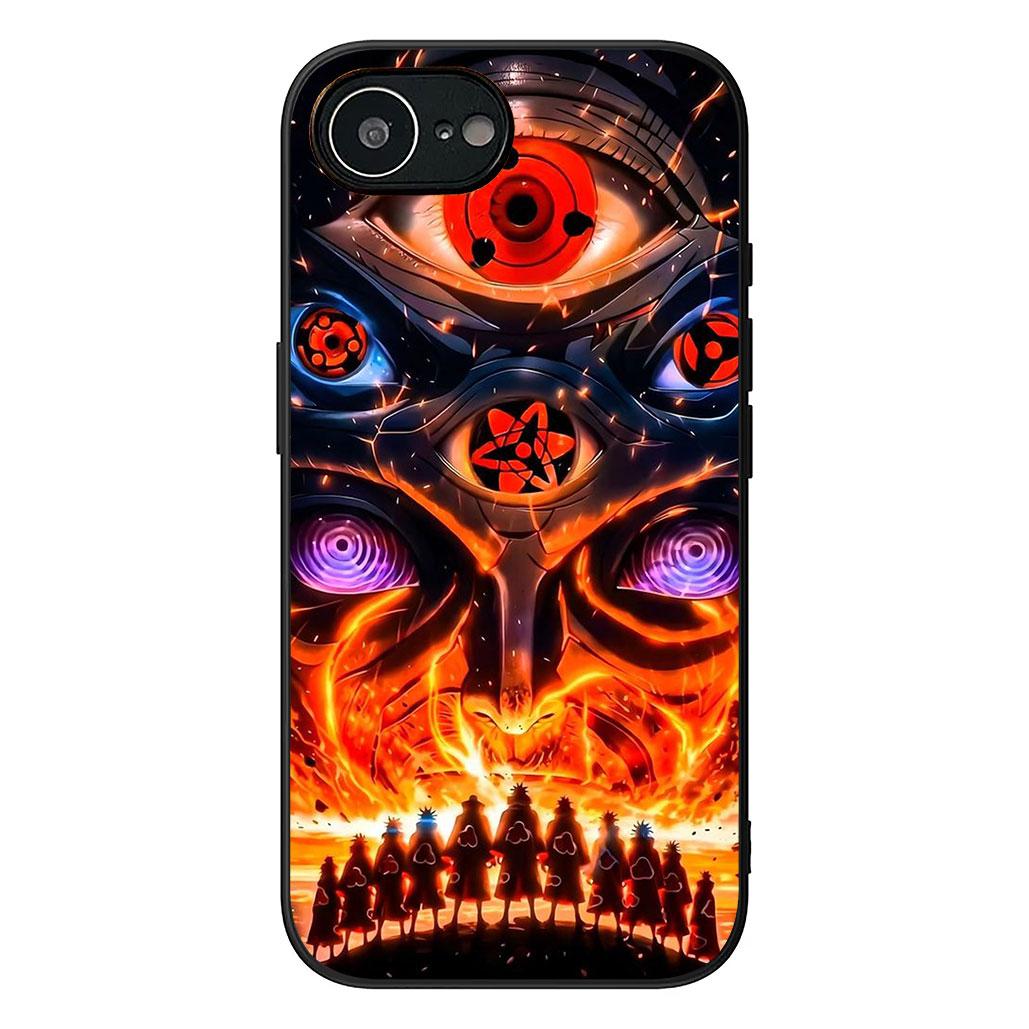 

Cartoon Akatsuki Pain Narutos Logo Cover for Apple iPhone 16 17 Air 14 15 Pro Max Plus 16+ 16E 14+ ProMax Coque Case iPhone 15 Pro