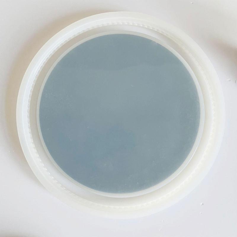 Tray Molds Silicone Mould Round Beads Tray Castings Moulds Resin Molds Handmade Storage Plate Molds for Craft Making