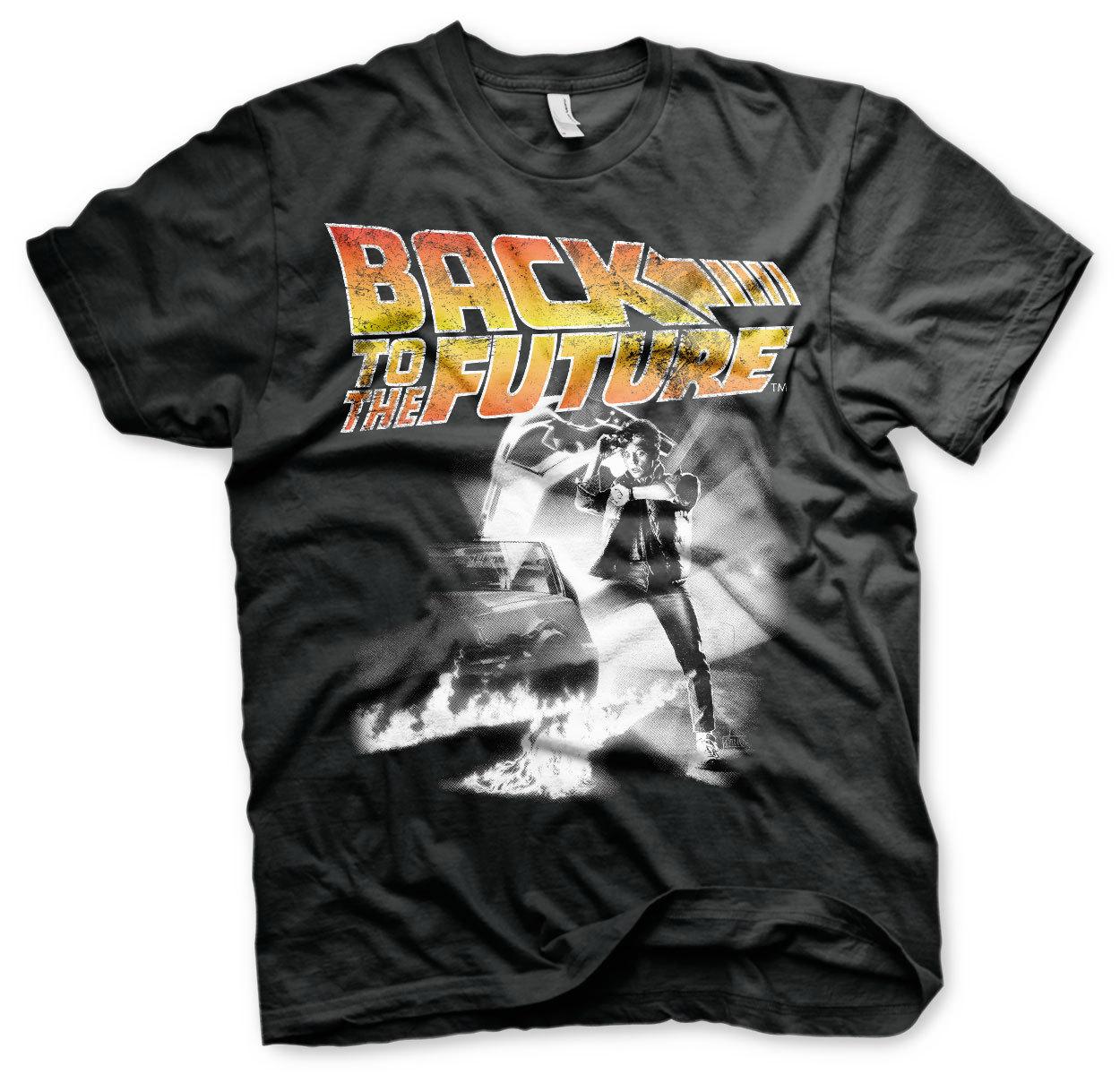 Officially Licensed Back To The Future Poster Mens T-shirt S XXL Sizes M