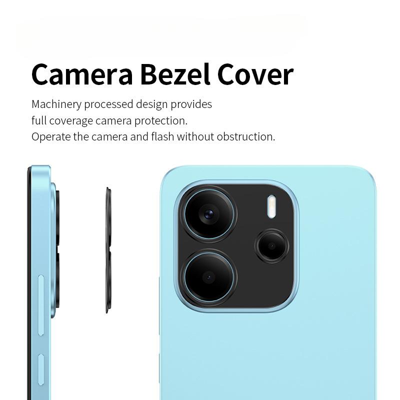 For Xiaomi Redmi Note 14 Pro Rear Camera Lens Cover Case for REDMI Note14 14Pro Back Aluminum Alloy Metal Protector Ring Film