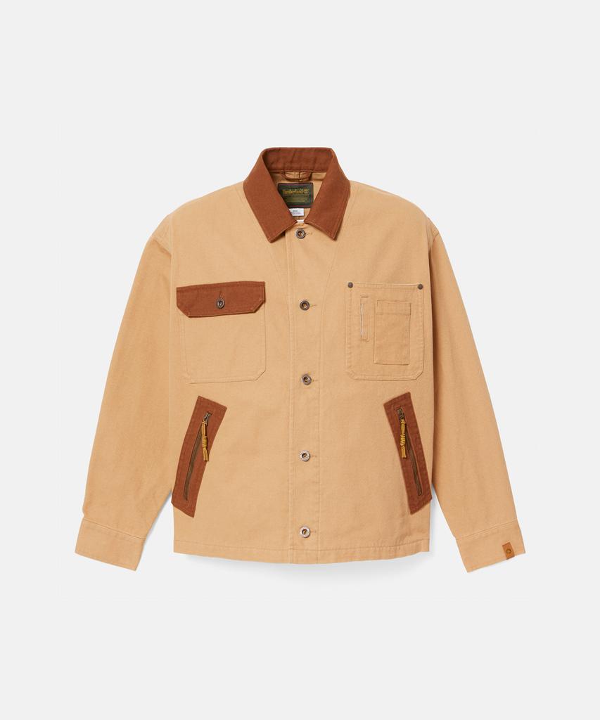 Timberland [Tokyo Design Collective] Cotton Chore Jacket - Light Wheat Boots / 0Yh3C-Eh3