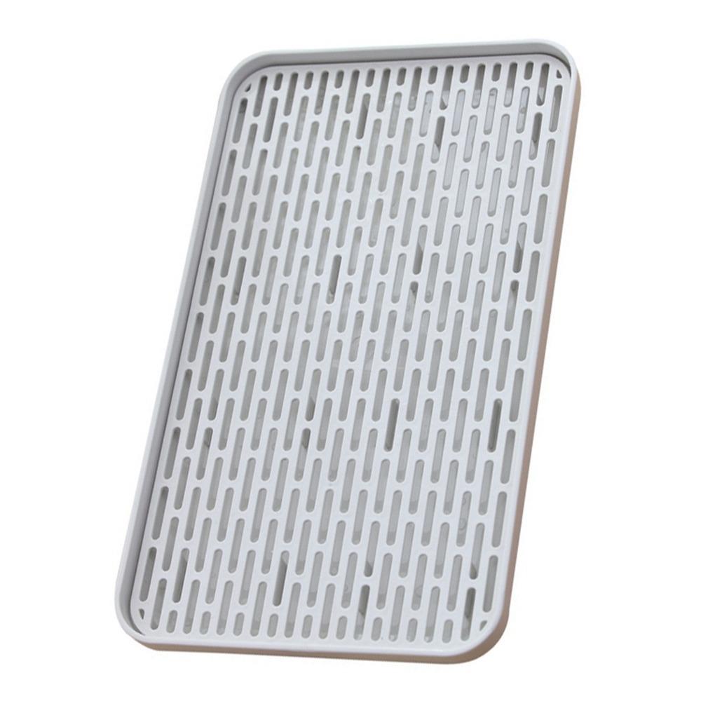 Water Storage Drainage Tea Tray Non Slip Tea Serving Tray Durable Rectangular Tea Tray  For Sink