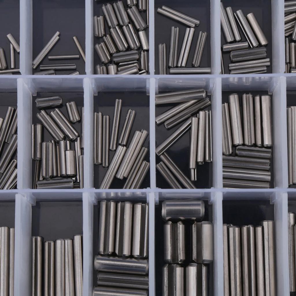 Edelstahl Federsteckstifte Set M1.5 M2 M2.5 M3 M4 M5 M6 M8 mit Box Federstift M2 Federstift Set Federstift M4