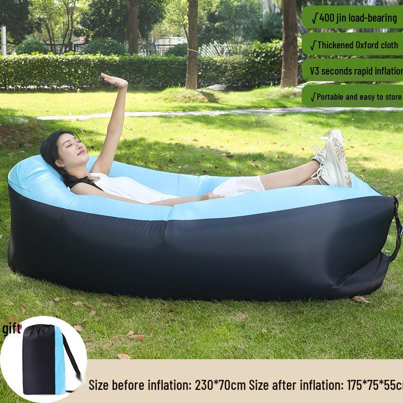 Festival Inflatable Sofa & Roll-Up Table for Outdoor Picnics