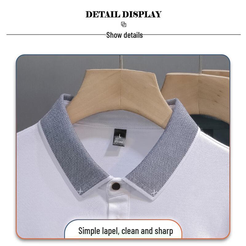 Tucano Men's Short-Sleeve Business Casual Polo Shirt