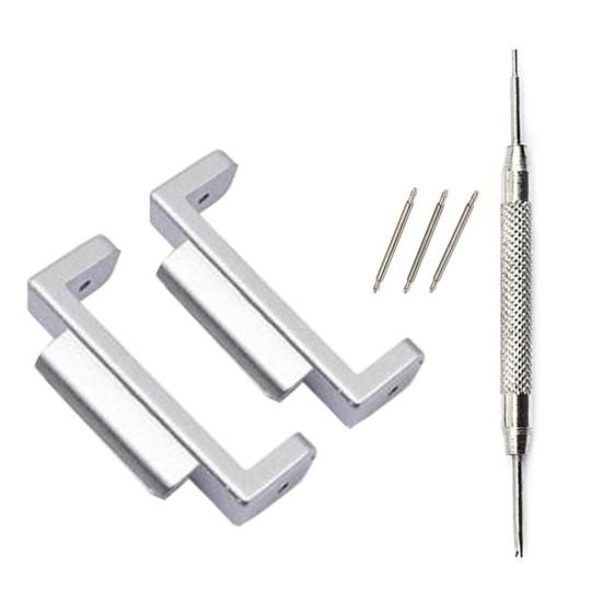 1 Pair Watch Durable Replacement with Band Connector Tools Watch Strap Connection Adapter