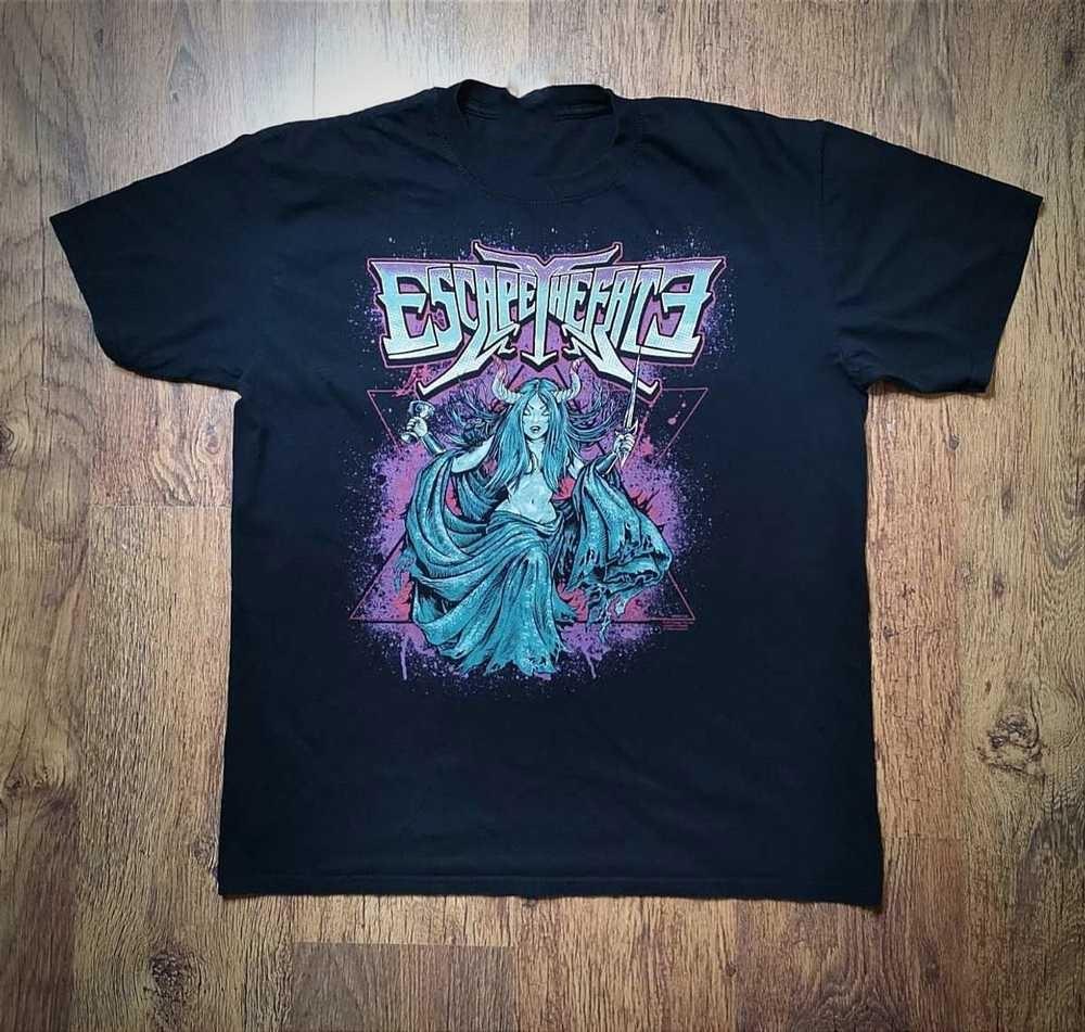 Band Tees ESCAPE THE FATE Black Cotton Unisex S-5XL  AD463 Unisex T-Shirt XXXL