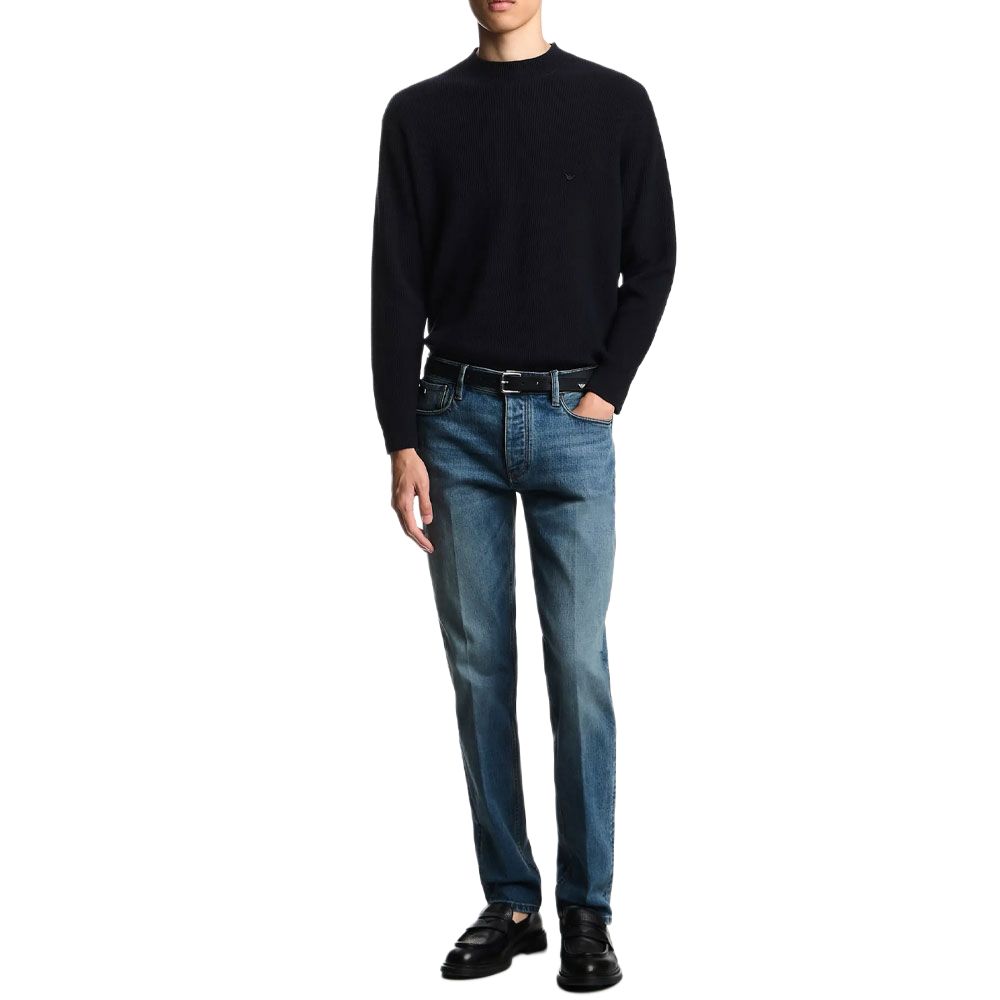 Emporio Armani J75 Slim Fit Stone Washed Stretch Denim Jeans EM000668-AF17486-MB003
