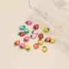 20Pcs Stainless Steel Small Enamel Heart Strawberry Charms for DIY Jewelry Necklace Kids Girls Bracelets Pendant Earrings Making
