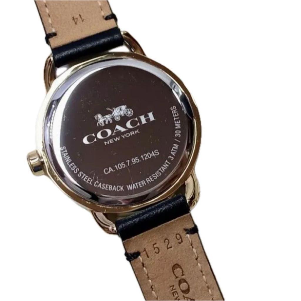 Used Coach Ladies Watch Lightstone Coach 1529 Good Condition [Battery Dead]