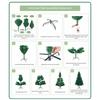 PVC Artificial Fir Tree Encrypted Design Simulation Artificial Fir Tree  Gift