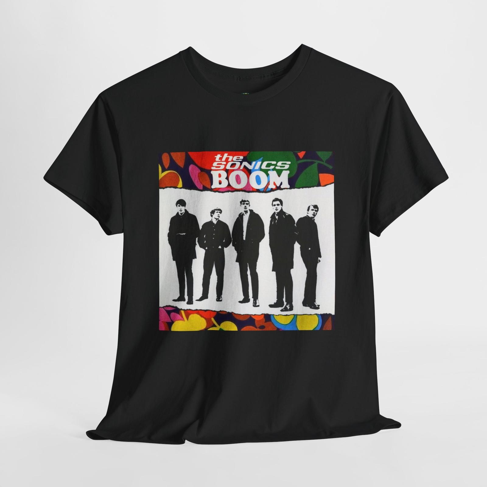 The Sonics Boom T-Shirt Floral Psychedelic Garage Rock Band Tee Unisex XXXL