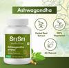 Sri Sri Tattva Ashwagandha 500mg  60Tablet Pack of 3 | Herbal Energy & Immunity Booster for Stress Relief