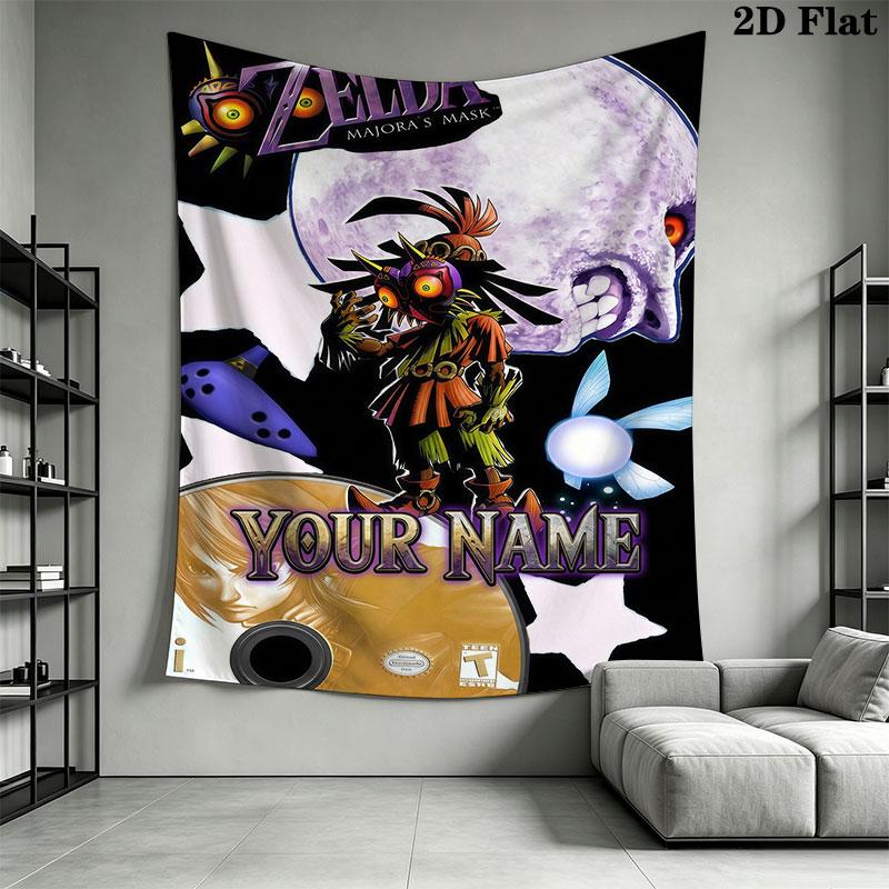 Custom Game Wall Hanging Printed Fabric Blanket Decorative Tapestries for Bedroom Living Room Home Decor
