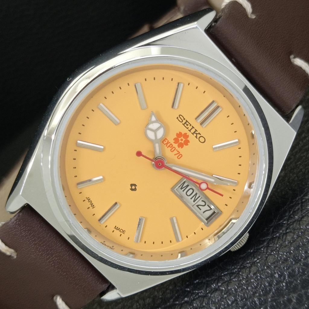 

VINTAGE REFURBISHED SEIKO EXPO 70 AUTOMATIC 6309A JAPAN MENS WATCH a441798-1 Sk-a441798