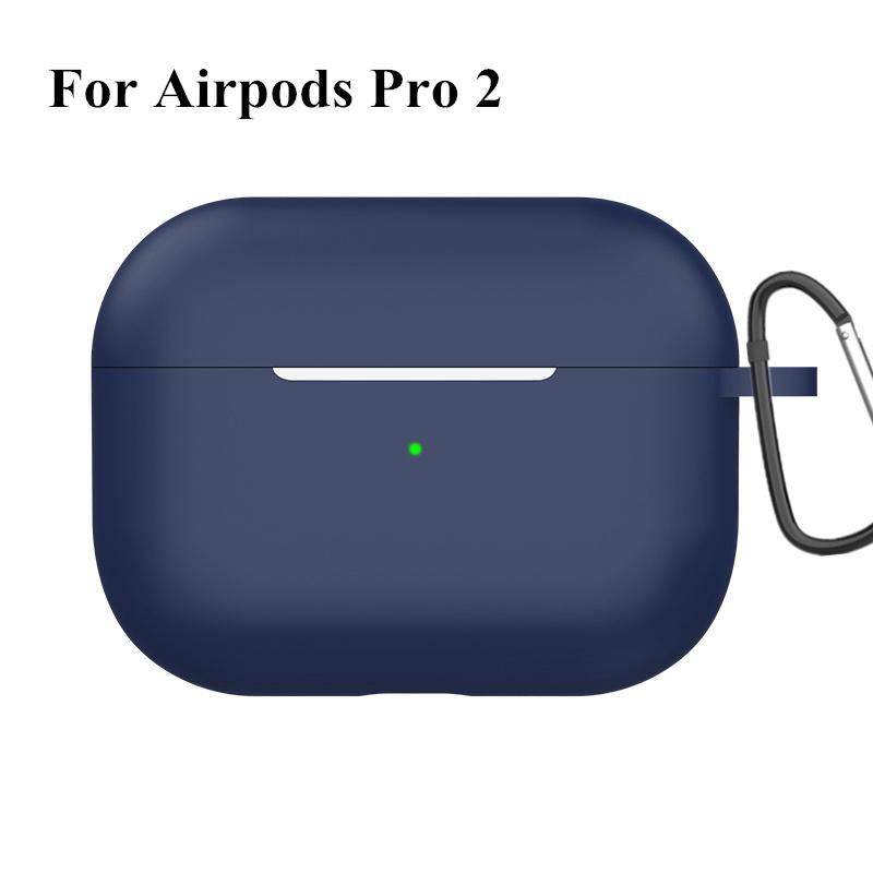 For Apple Airpods Pro2 Silicone Cover Case New Airpods Pro 2 Skin Bluetooth Earphone Cases Air Pods Pro2 Protective Accessories