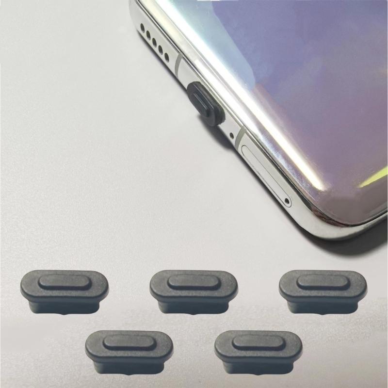 5/10Pcs USB Charging Port Protector Cover Type-C Dust Plugs Universal Type C Dustproof Caps Plastic USB C Dust Cover