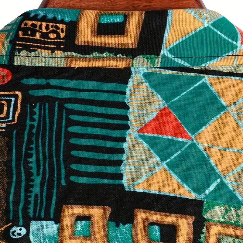 Summer Comfortable Men's 3D Digital Printed Short Sleeved Shirt with Fashionable Button Design Suitable for Outdoor Activities and Leisure Beach