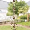 Kettle Metal Wind Chimes Butterfly Love for Garden Courtyard Decoration Wind Chimes Rain Chain Ramadan Festival Valentine's Day