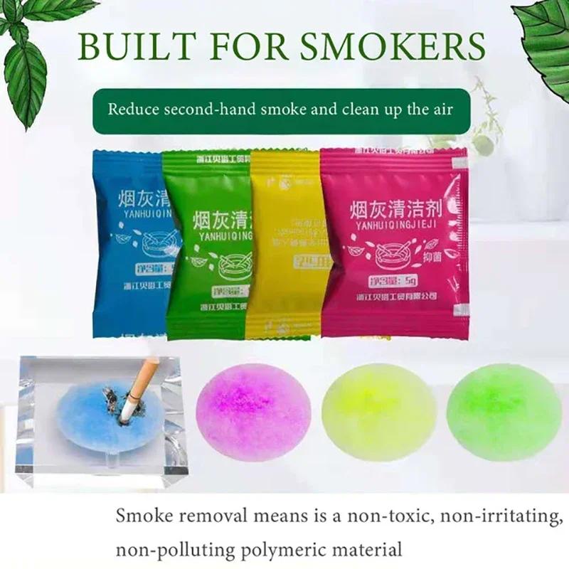 30pcs Disposable Ashtray Smoke Removal Sand Remove Smoke Smell Family Convenient Disposable Practical Ashtray-amagi