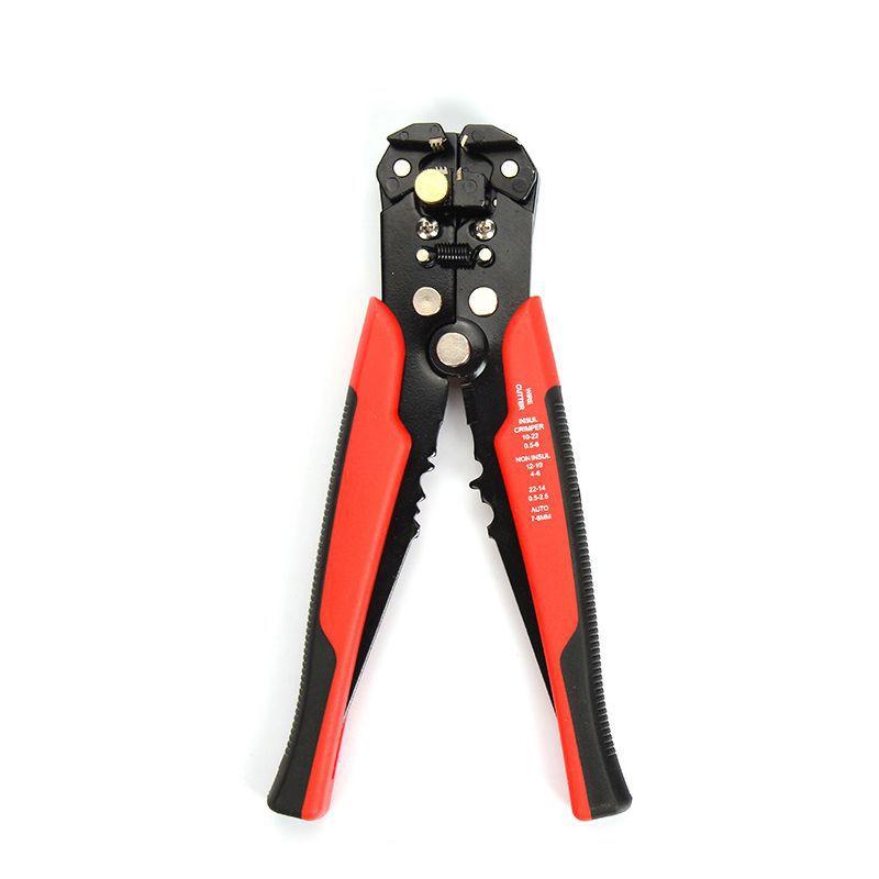 Quick Wire Stripper Multi-functional Wire Pressing Stripping and Peeling Pliers for Electricians Manual Wire Cutting Pliers