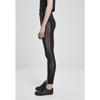 Legging Femme - Urban Classics - Flock Lace Stripe - Noir - Grandes Tailles