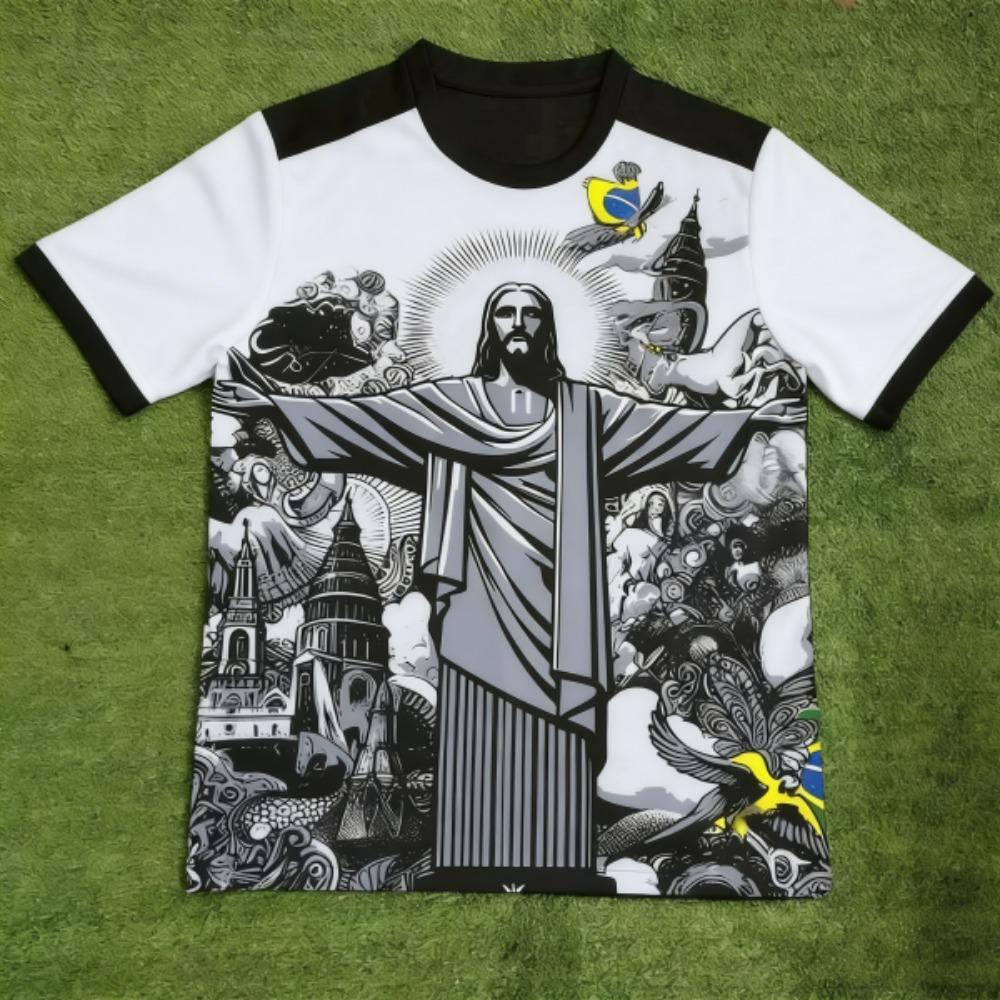 European Style Fashion JESUS Printed T-shirt Summer Kids Casual Outdoor Girl and Boy Short Sleeved Tees Top Pullover