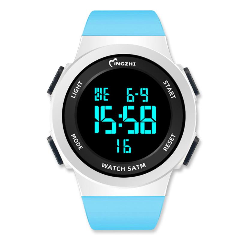Top Brand New Sports Luminous Electronic Watch Chronograph Swimming Multifunctional Student Electronic Watch for Men