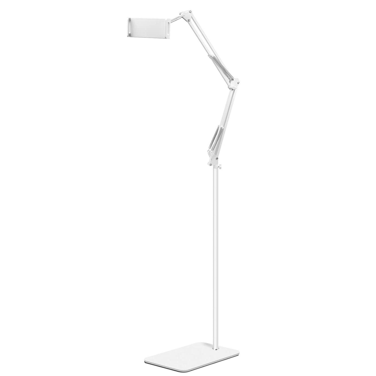 

Munyday Tablet Stand Arm 360-Degree Rotation Height Adjustable Foldable Flexible Reinforced Base Anti-Drop Smartphone 4.5 12.9 Inches iPad Pro Kindle