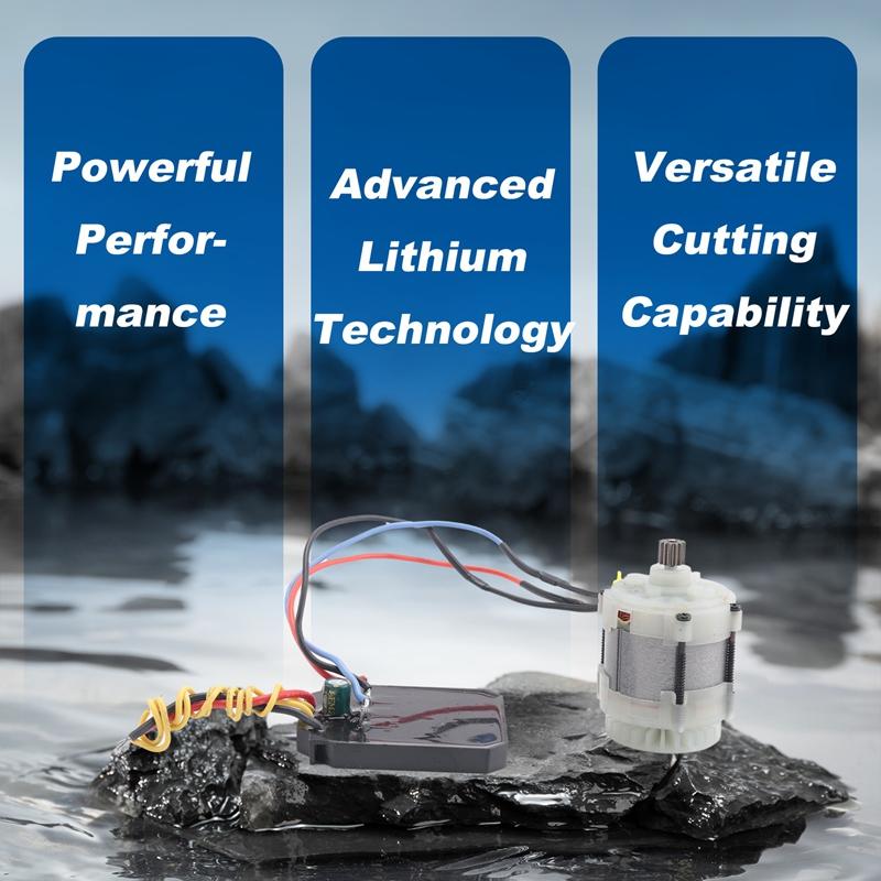 Chainsaw Mini Saw Motor Brushless Motor Lithium Electric Saw 21V 14 Tooth 550 Type Motor For 4In/6In/8Inch Mini Saw
